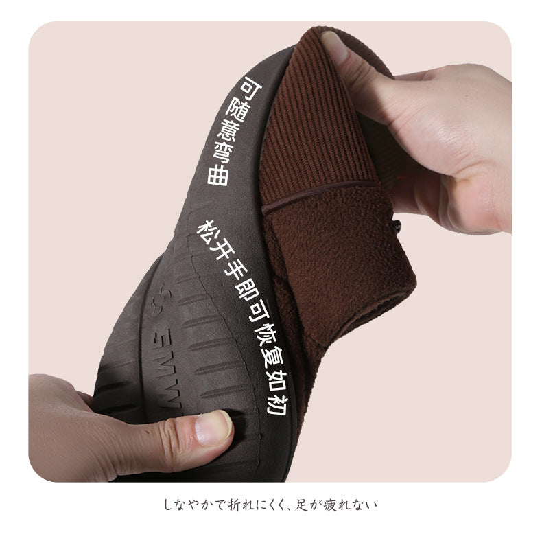 Elderly Birkenstock Winter Smart Charging Heating Shoes Men's Indoor Warm Home Thick-Soled Women's Outer Wear Heated Slippers