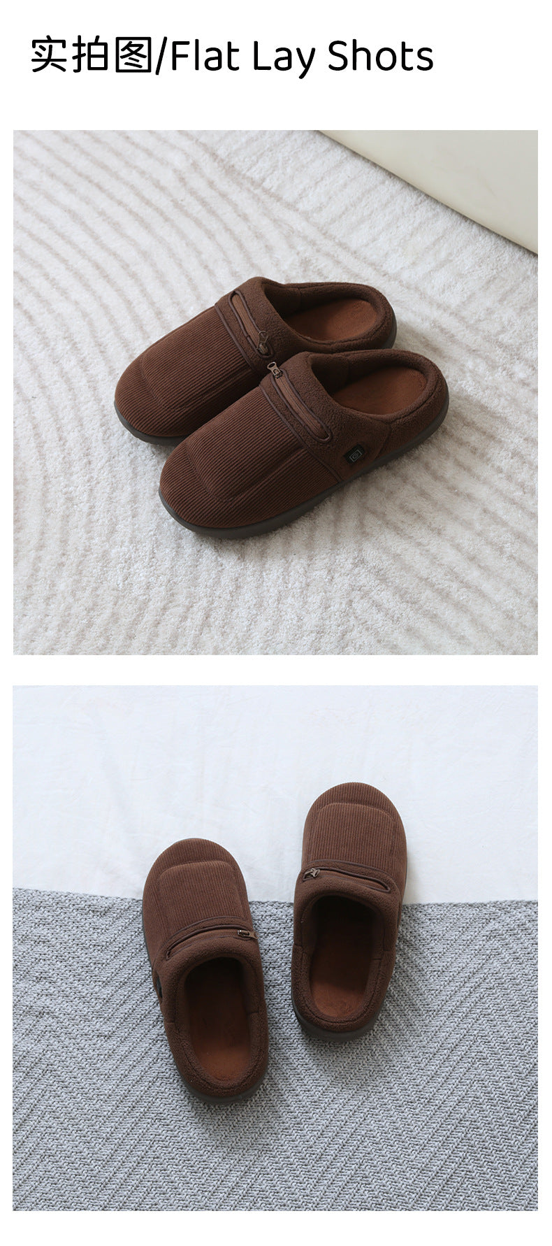 Elderly Birkenstock Winter Smart Charging Heating Shoes Men's Indoor Warm Home Thick-Soled Women's Outer Wear Heated Slippers